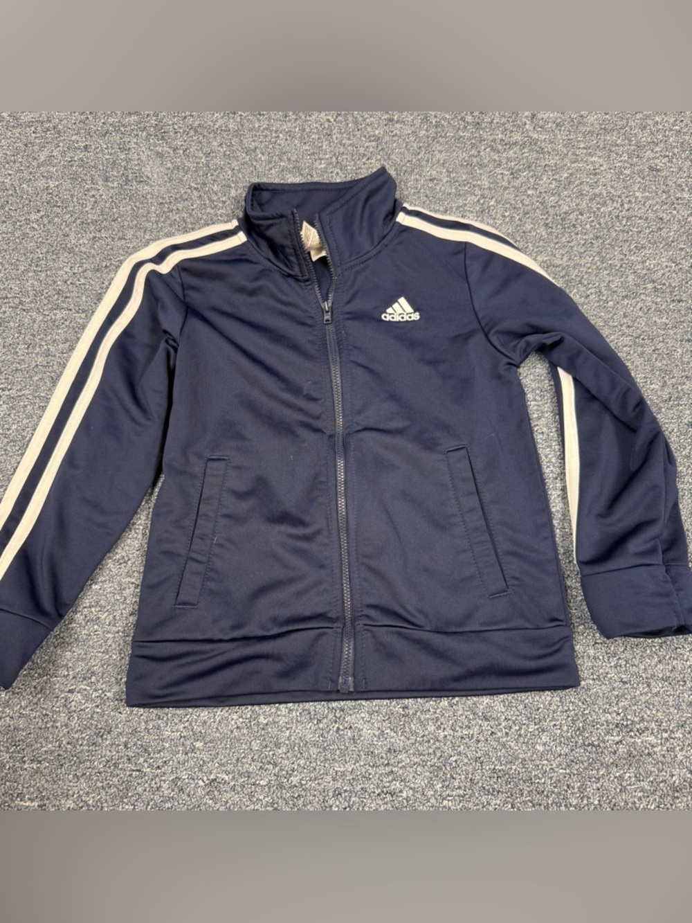 Adidas Blue Track Jacket Boys Size 5